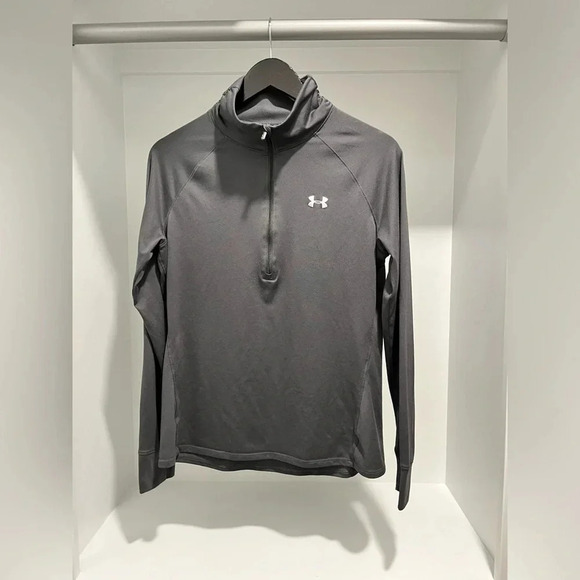 Under Armour All Season Gear Semi-Fitted gray quarter zip size large womens - Picture 1 of 5